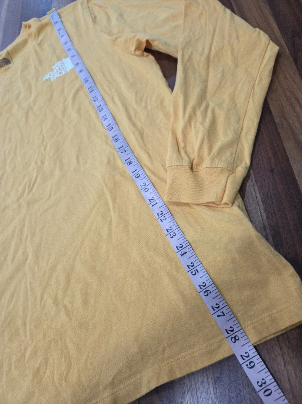 The North Face Men's Long Sleeve Tee in Yellow